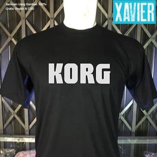 เสื้อยืดผ้าฝ้ายพิมพ์ลายคลาสสิก เสื้อยืด พิมพ์ลาย 30 DiSTRO KORG สไตล์อินโดนีเซีย