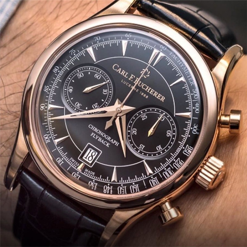 ภาพหน้าปกสินค้า(Carl F. Bucherer) นาฬิกาโครโนกราฟนาฬิกาหรูผู้ชายนาฬิกากันน้ำธุรกิจผู้ชายนาฬิกาของขวัญที่ดีที่สุด จากร้าน nicepeople.th บน Shopee