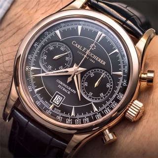 ภาพขนาดย่อของภาพหน้าปกสินค้า(Carl F. Bucherer) นาฬิกาโครโนกราฟนาฬิกาหรูผู้ชายนาฬิกากันน้ำธุรกิจผู้ชายนาฬิกาของขวัญที่ดีที่สุด จากร้าน nicepeople.th บน Shopee