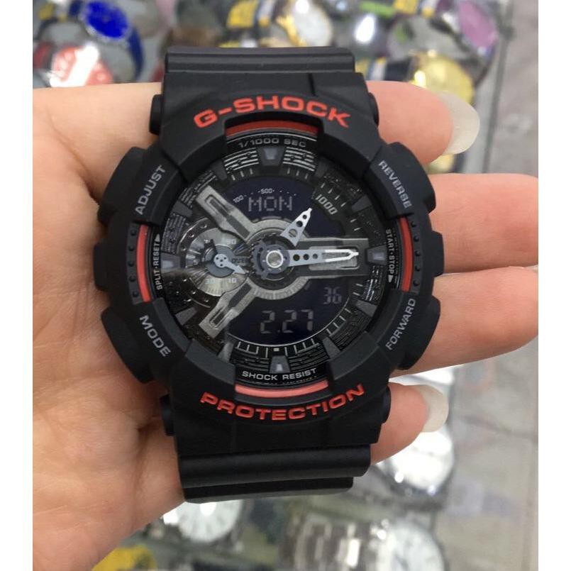 นาฬิกาข้อมือ-casio-g-shock-รุ่น-ga-110hr-1-black-amp-red-series-ของแท้-100