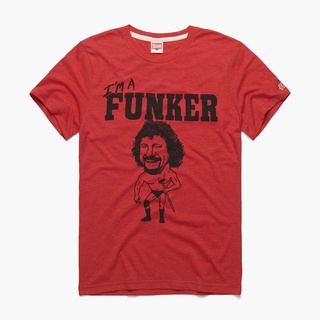 Tee เสื้อวินเทจผญ เสื้อยืด DIY WWE 2022 ใหม่ เทอร์รี่ ฟังก์ "ฉันคือ Funker" การแสดงความเคารพ pLx