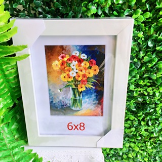 ✨✨กรอบรูปภาพ (สีขาว)ขนาด 6x8 นิ้ว 89 บาท