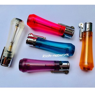 ภาพขนาดย่อของสินค้าไฟลอย 100% No.71 ไม่ต้องปรับแต่งเพิ่ม Butane Jet Lighter Torch Turbo Pipe Lighter Mini Spray Gun Cigar Lighter Windproof