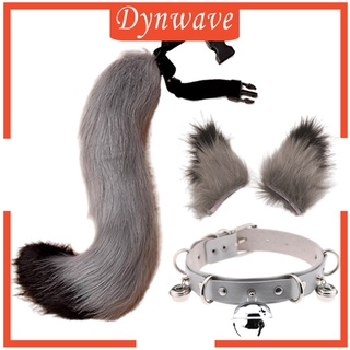 ภาพหน้าปกสินค้า[Dynwave] ชุดคอสเพลย์แฟนซี หูแมวและหางแมว สำหรับวันฮาโลวีน ที่เกี่ยวข้อง