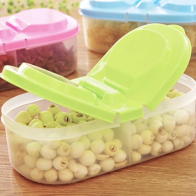 double-compartment-buckle-sealed-tin-storage-box-multifunctional-kitchen-refrigerator-storage-container-portable-lunch-jar