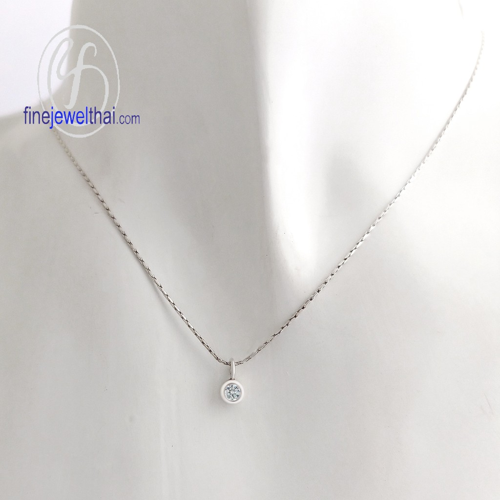 finejewelthai-จี้-เพชร-จี้เพชร-เพชรพรีเมียม-pendant-silver-diamond-cz-p1132cz00