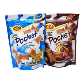 มินิพอคเก็ต  Mini Pocket Wafer เวอเฟอร์สอดไส้ ขนาด 120 กรัม