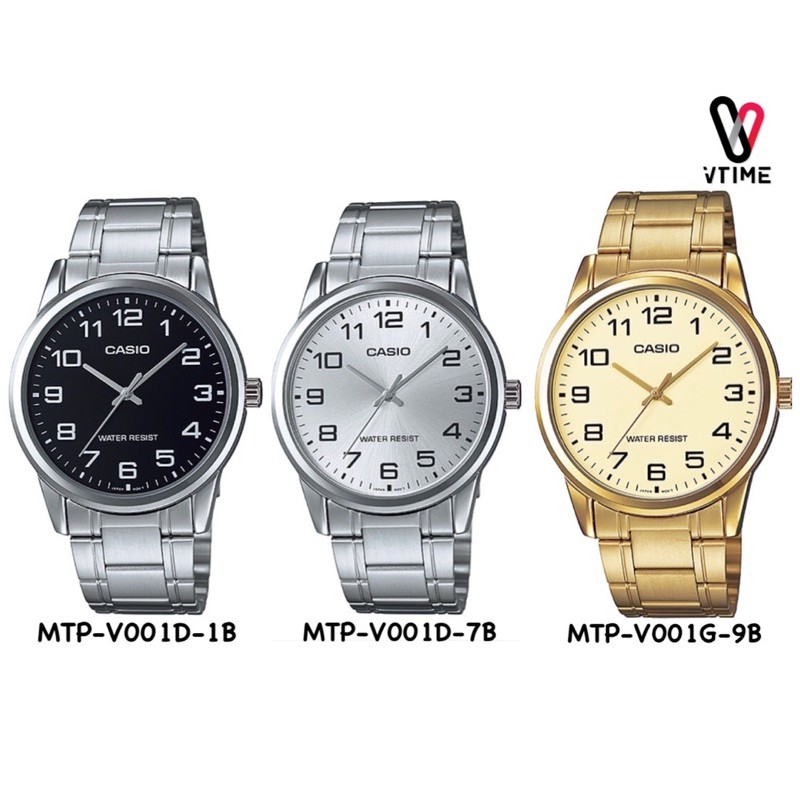 ภาพหน้าปกสินค้านาฬิกาผู้ชาย CASIO รุ่น MTP-V001D  MTP-V001L  MTP-V001GL series จากร้าน korakrin บน Shopee