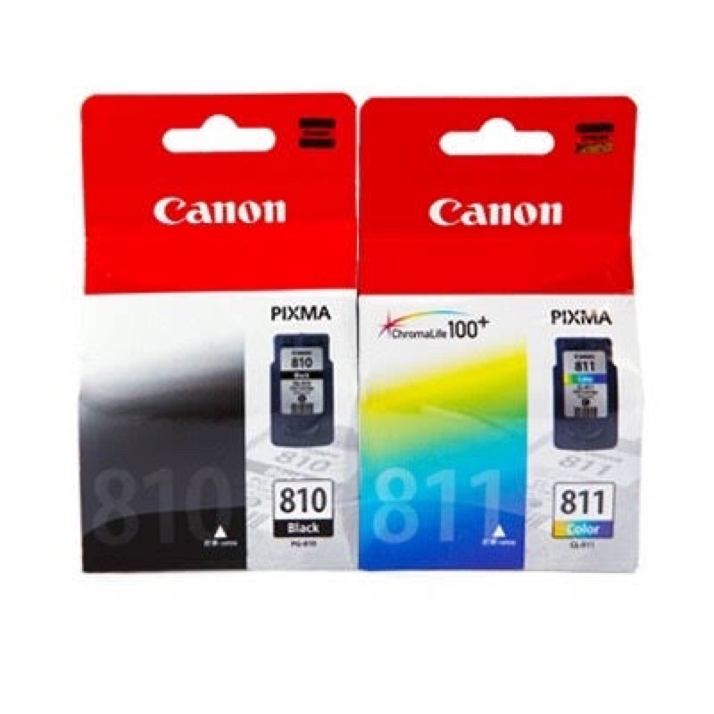 canon-810bk-canon-811cl-ตลับหมึกของแท้