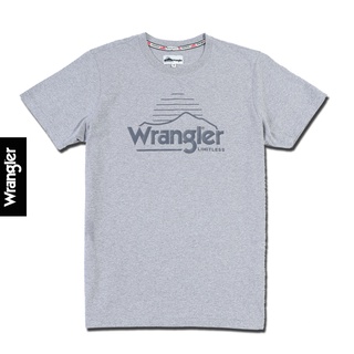 WRANGLER เสื้อยืด TEE ทรงพอดีตัว REGULAR FIT รุ่น WR WA71R201 แรงเลอร์ เสื้อผ้าผู้ชาย เสื้อยืดผู้ชาย เสื้อผู้ชาย เสื้อ