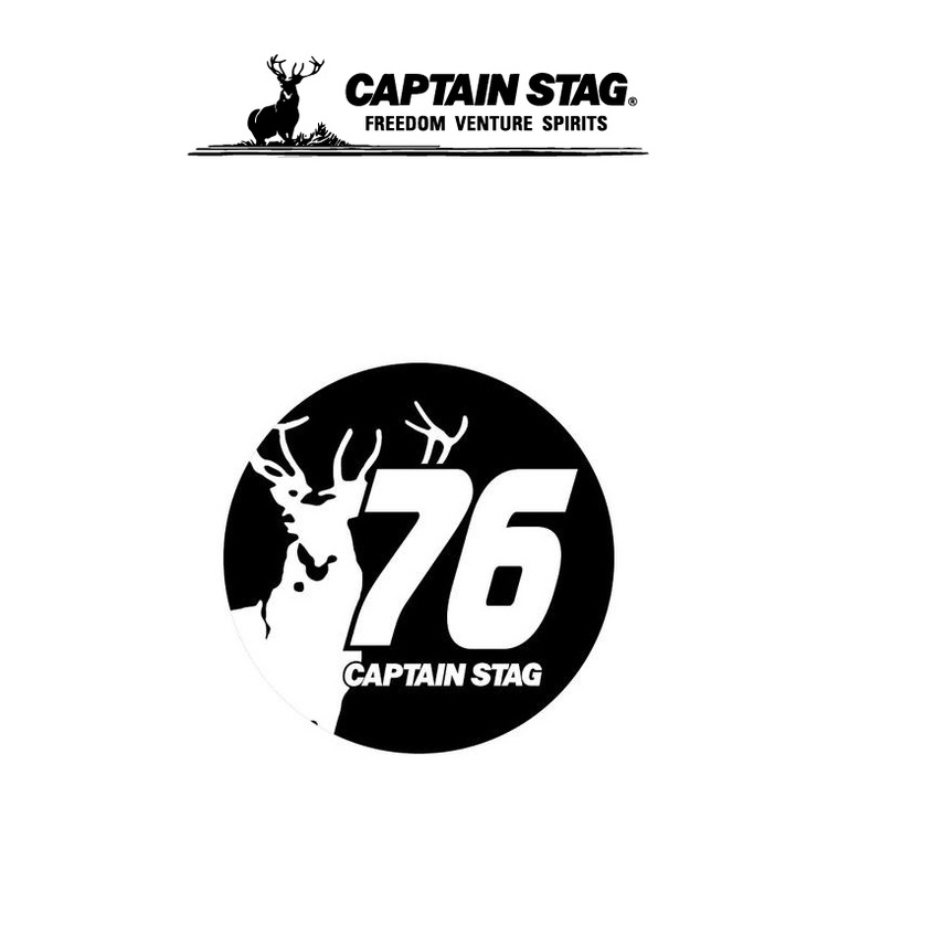 captain-stag-cs-design-sticker-76-round-60mm-สติกเกอร์-สติกเกอร์ตกแต่ง-สติกเกอร์แคมป์ปิ้ง