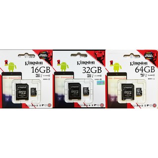 ภาพหน้าปกสินค้าKingston MicroSD 16GB,32GB,64GB,128GB 80MB  (Class10) ประกันSynnex/Ingram Lifetime ซึ่งคุณอาจชอบราคาและรีวิวของสินค้านี้