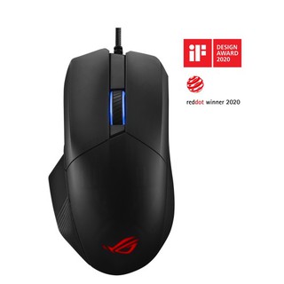 ASUS ROG Chakram Core gaming mouse featuring programmable joystick, advanced 16000 dpi sensor, push-fit switch sockets