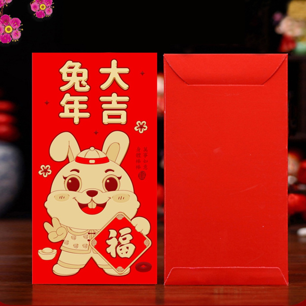epay-ซองจดหมาย-กระดาษไข่มุก-ลายการ์ตูนกระต่าย-สีแดง-6-ชิ้น-2023