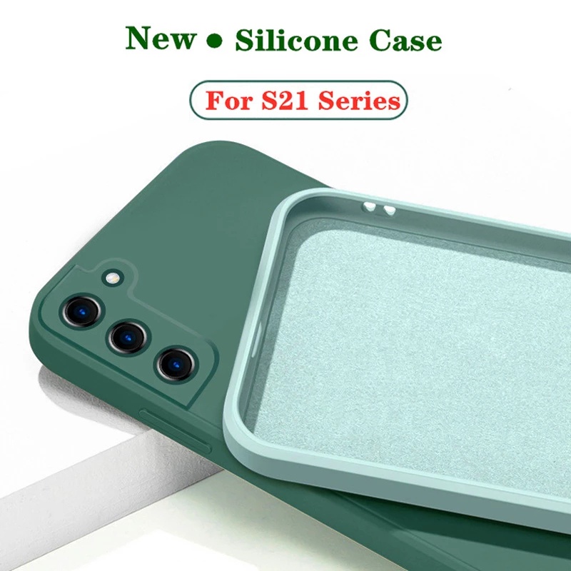 เคสโทรศัพท์มือถือ-ซิลิโคนนิ่ม-ทรงสี่เหลี่ยม-กันกระแทก-สําหรับ-samsung-s23-s22-s21-ultra-fe-plus
