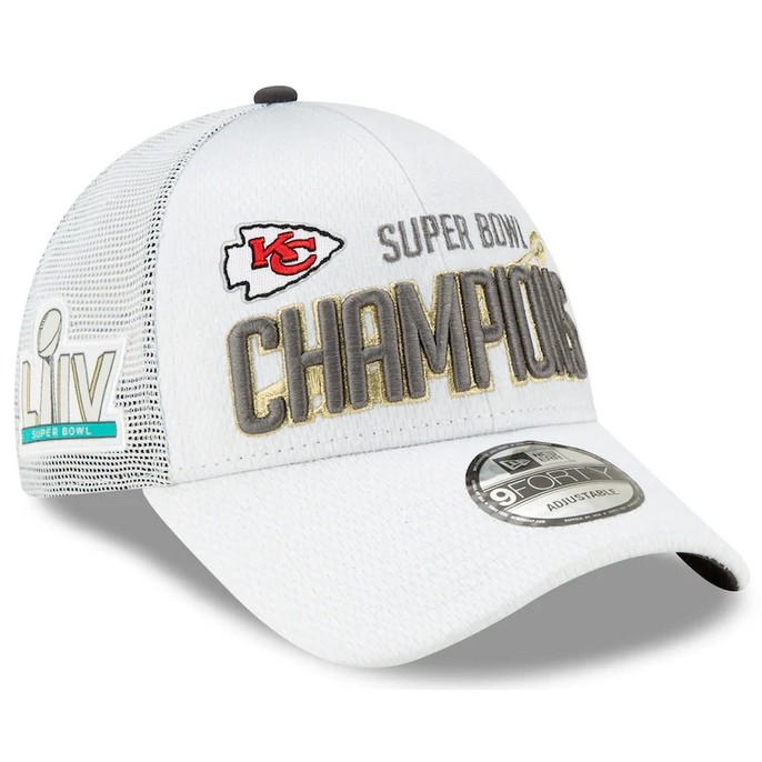 หมวก New Era Kansas City Chiefs New Era Super Bowl LIV Champions Locker
