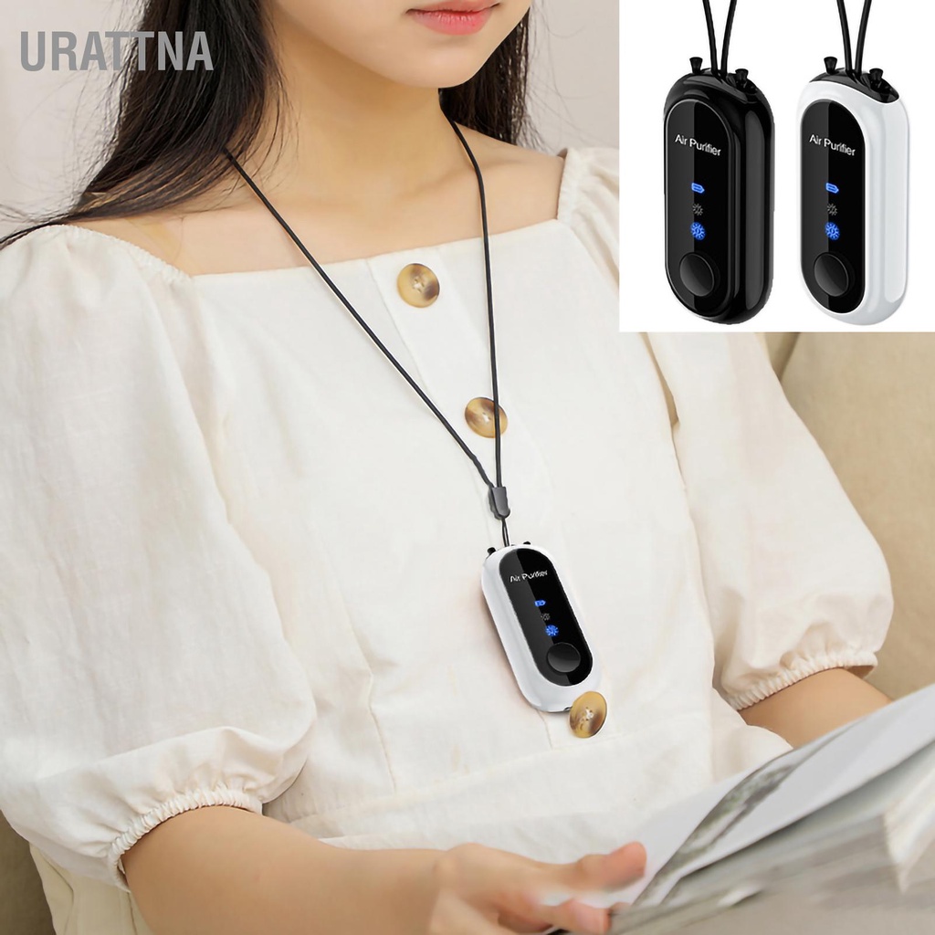 urattna-เครื่องฟอกอากาศส่วนบุคคล-แบบชาร์จไฟได้-แบบพกพา-เครื่องกําเนิดไอออนลบ-ทําความสะอาดสร้อยคอ