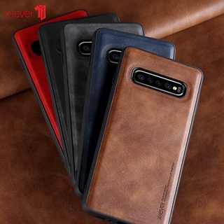X-Level Vintage Leather Case For Samsung Galaxy S9 S9+ S10 S10+ S10e Note9 Case Back Cover Shell