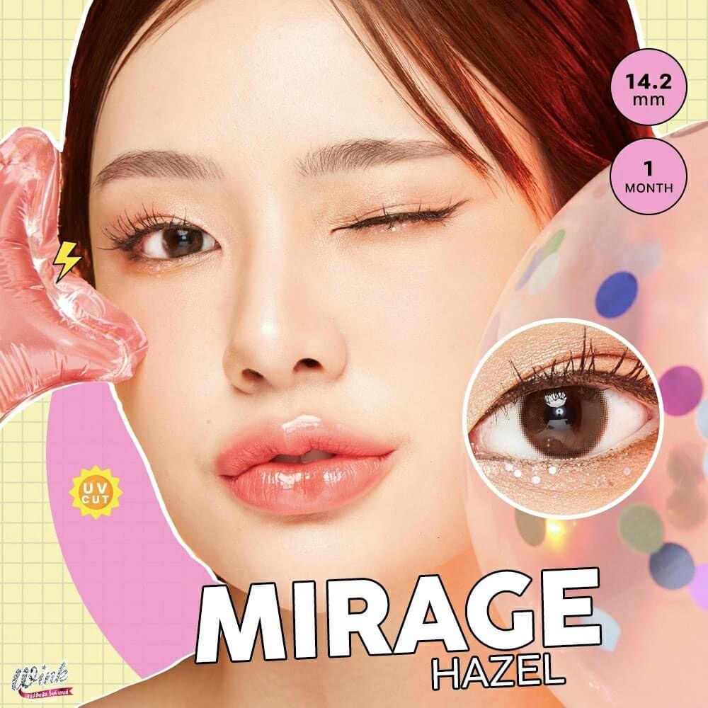 คอนแทคเลนส์-mirage-brown-gray-wink-ขนาดมินิ