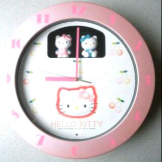 นาฬิกา คิตตี้​ kitty​ มีเพลง​ หมุนได้​ (ไม่มีฝาปิดถ่านนะคะ)​