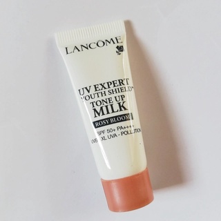 Lancome UV Expert Youth Shield Tone Up Milk SPF50+ PA++++ 10ml #Rosy Bloom ของแท้