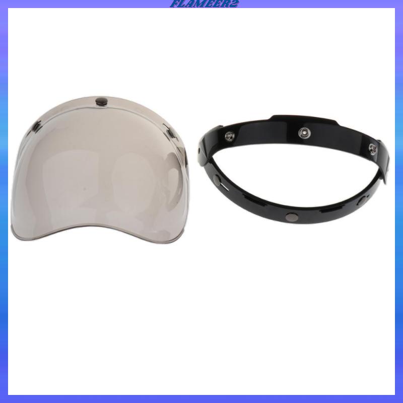 3-snap-bubble-wind-shield-visor-for-bonanza-biltwell-motorcycle-helmets