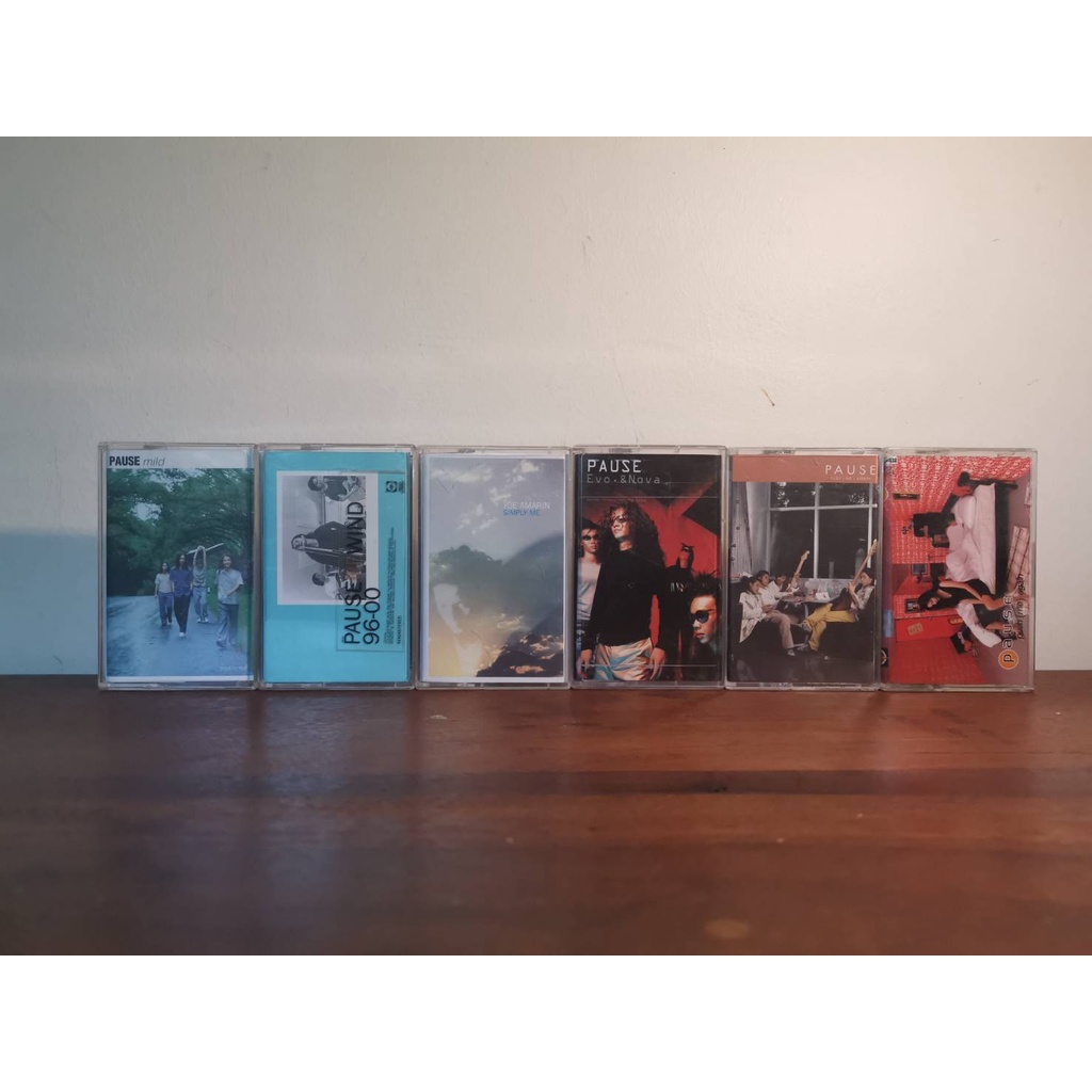 เทป-cassette-tape-pause-พอส-ครบทุกชุด-6-อัลบั้ม-หายาก-rare