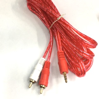 สาย1ออก2 สายAV 3.5mm to 2RCA 3เมตร