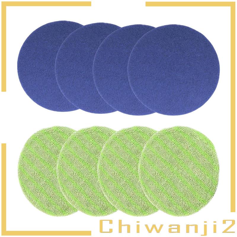 chiwanji2-แผ่นไม้ถูพื้นไฟฟ้า-ทรงกลม-6-5-นิ้ว-แบบเปลี่ยน-4-แพ็ก