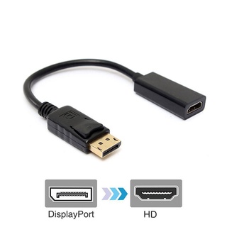 /ราคาถูกที่สุด/ อะแดปเตอร์แปลง Displayport DP ตัวผู้ เป็น HDMI ตัวเมีย รวดเร็ว เสถียร และทนทาน