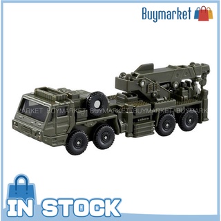 [ต้นฉบับ] Takara Tomy Tomica Diecast Model No141 JSDF ยานพาหนะกู้คืนล้อหนัก