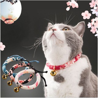 AL-066-1 ปลอกคอแมว หมา สุนัข สัตว์เลี้ยง กระดิ่ง สไตล์ญี่ปุ่น Pet Collar สร้อยคอแมว ปลอกคอญี่ปุ่น 🔥 พร้อมส่ง 🔥