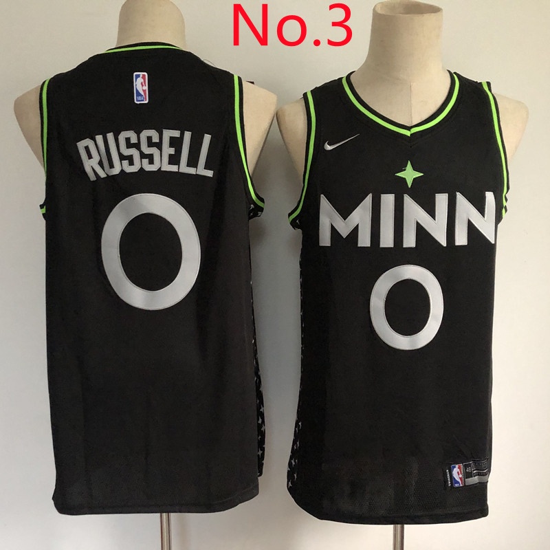 เสื้อกีฬาบาสเก็ตบอล-ลายทีม-nba-minnesota-timberwolves-towns-edwards-russell-star-jerseys-8-สไตล์-สําหรับผู้ชาย