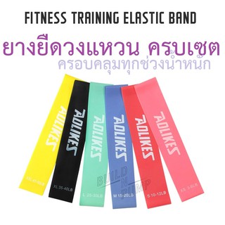 พร้อมส่ง! ยางยืดวงแหวน ออกกำลังกาย ความหนืด 6 ระดับ Resistance Band Loop ลดไขมันส่วนเกิน กระชับสัดส่วน