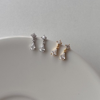 (โค้ด X8SFXJ ลด 20%) A.piece  ต่างหูเงินแท้ [all silver 925] Grace earrings