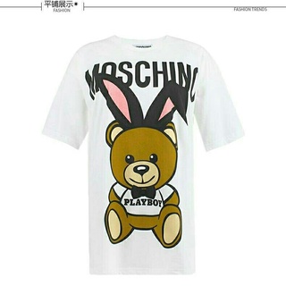 [Moschino] Moschino/ เสื้อยืดคอกลม ผ้าฝ้าย พิมพ์ลายหมี กระต่าย สําหรับผู้หญิง และผู้ชาย
เสื้อยืด เสื้อแฟชั่นผญ