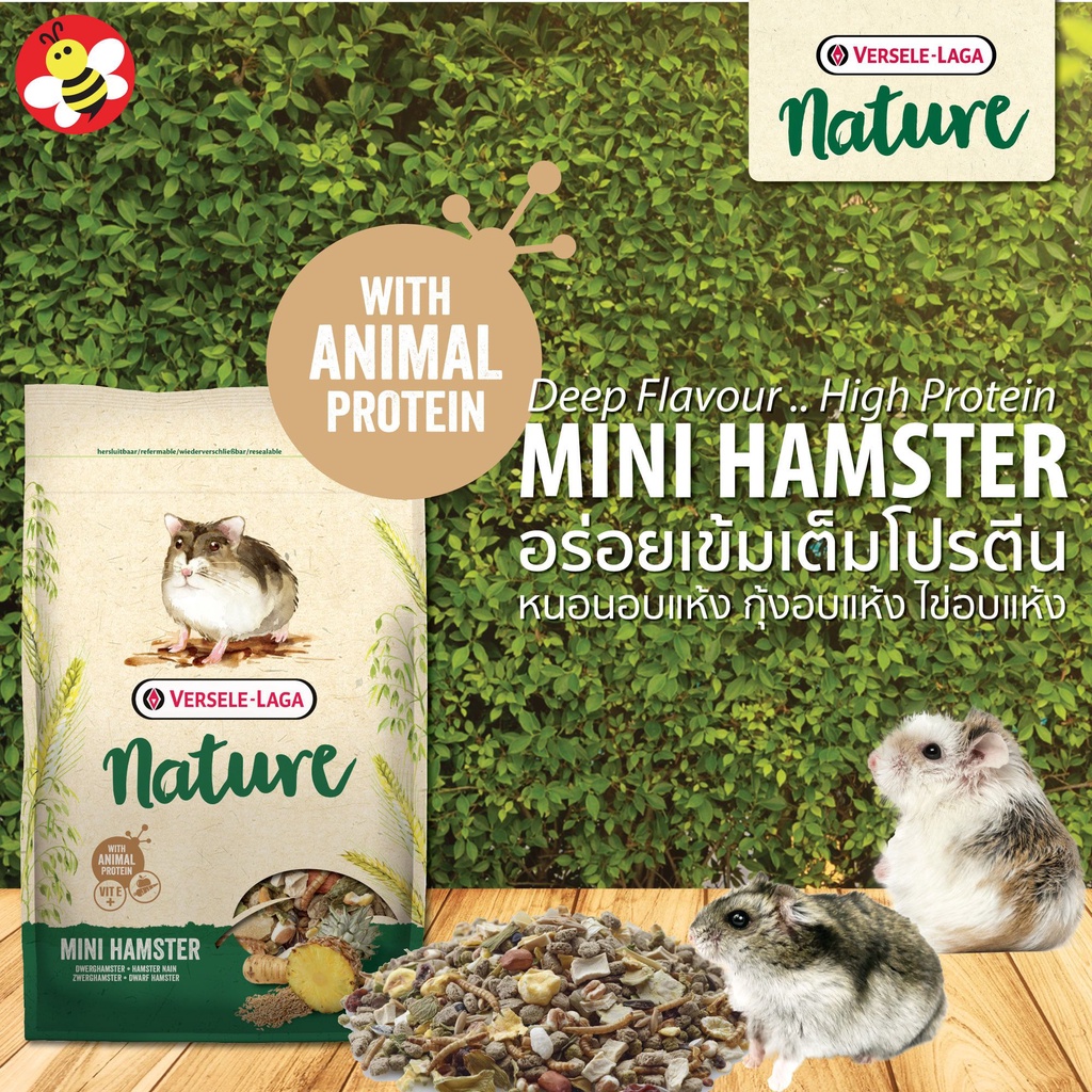 nature-mini-hamster-เนเจอร์มินิแฮมสเตอร์-อาหารแฮมสเตอร์แคระ-400g