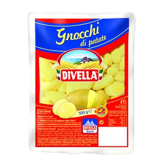 DIVELLA POTATO GNOCCHI FRESH 500 G. ดีเวลล่า น็อกกิ (ทำจากมันฝรั่ง) ขนาด 500 กรัม