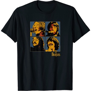 เสื้อยืดผ้าฝ้ายพิมพ์ลายคลาสสิก เสื้อยืดแขนสั้น พิมพ์ลาย The Beatles Music Let it Be แฟชั่นสําหรับผู้ชาย และผู้หญิง