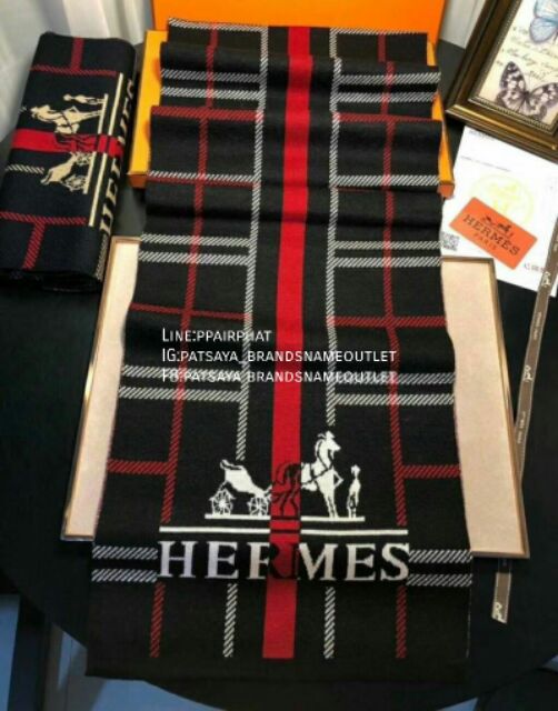 รุ่นหายาก-brand-hermesแท้-outlet-new-collection-ผ้าคลุมไหล่-ผ้าพันคอ