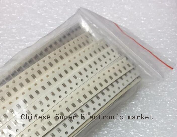 0402 SMD Chip capacitor assorted kit , 50values*50PCS=2500PCS (1pF~1uF ...