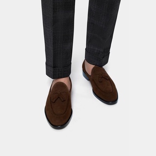DGRIE รองเท้าโลฟเฟอร์สีน้ำตาล Dark Brown – Tassel Loafers Shoes| ไซส์ไหนหมดสามารถทักแชทสอบถามได้