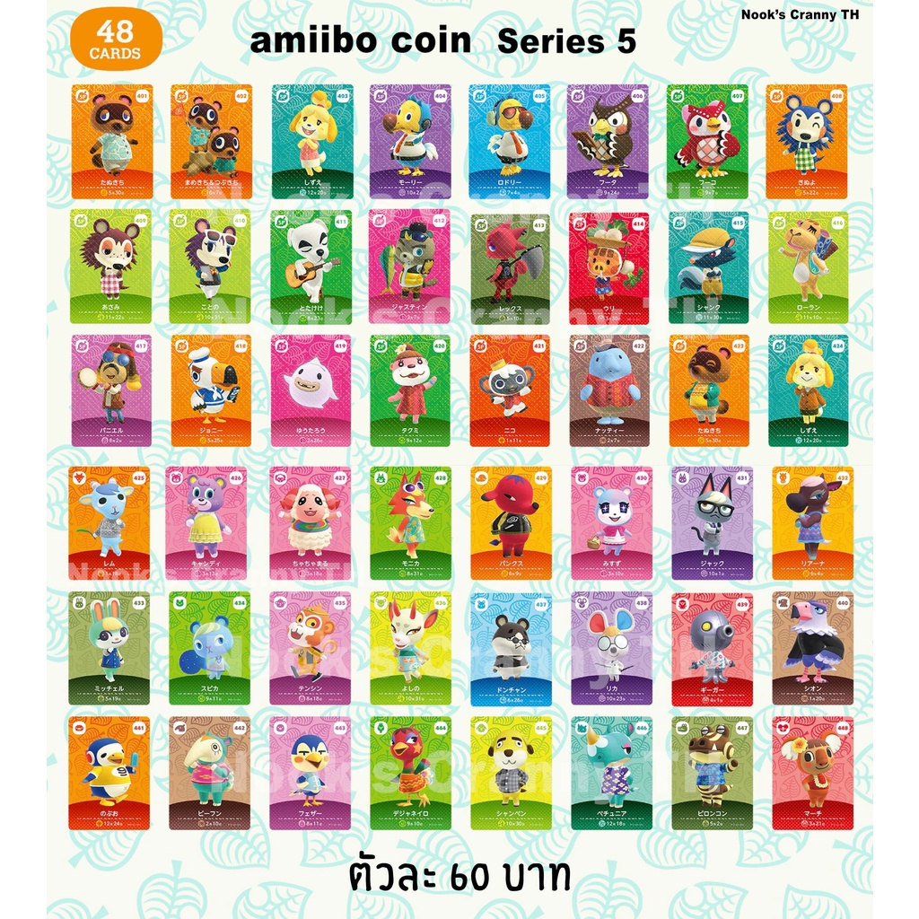 ภาพหน้าปกสินค้าAnimal Crossing - amiibo Coin Series 5 (เลือกตัวได้) จากร้าน amiiboshop บน Shopee