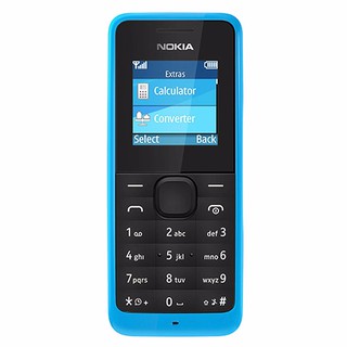 โทรศัพท์มือถือโนเกีย ปุ่มกด NOKIA  105 (สีฟ้า) 3G/4G รุ่นใหม่  2020