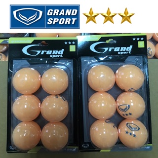 ภาพหน้าปกสินค้าลูกปิงปอง ส้ม Grand Sport แพคละ6ลูก(🔥NEWสีส้ม💥) ที่เกี่ยวข้อง