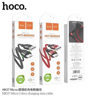 Hoco HK37 สายชาร์จ3Aชาร์จเร็ว มีทั้งmicro/iphone/TypeC  LED