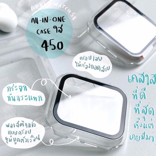 ภาพขนาดย่อของสินค้าเคสใส All in one หน้าจอเป็นกระจก ครอบหน้าจอ ปกป้องตัวเรือนดีมาก มีสองสี ใสและกากเพชร แจ้งสีใน inbox จ้า