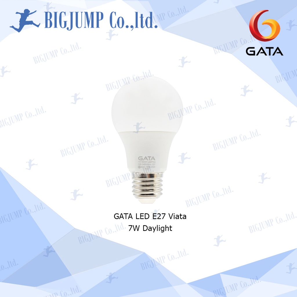 หลอดไฟแอลอีดี-led-e27-bulb-ขนาด-7-10-13-15w-แสงเดย์-วอร์ม-ของดี-ราคาถูก-แบรนด์-gata