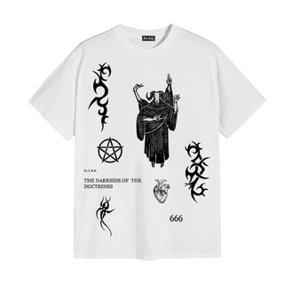 SATAN 666 WHITE T-SHIRT