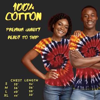 CoupleFashion Colorful Tie-Dye T-Shirt100%Cotton Its a Colorfully Cool groovy Tee that is Sure to Stand Out Readytoship